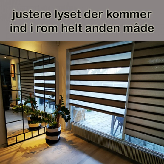 Dobbeltrullegardiner - DUO