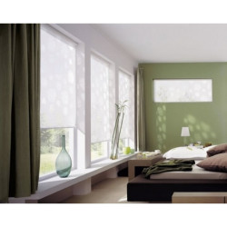 Fjedertræksrullegardiner - Mønstrede