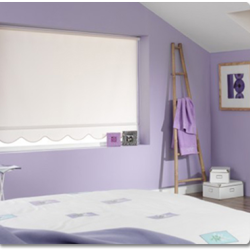 Fjedertræksrullegardiner - Ensfarvede