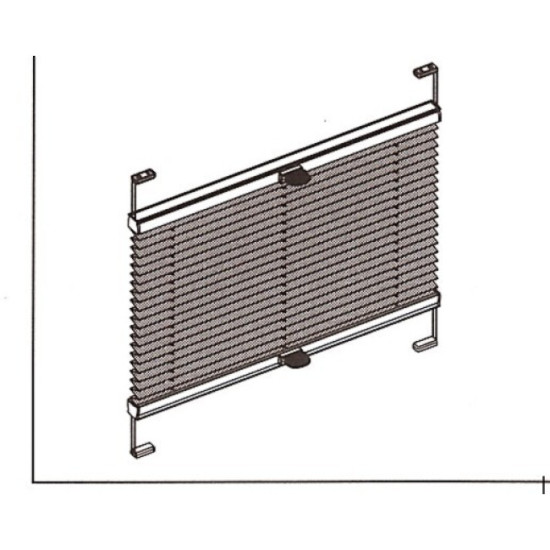 Up & Down Plissegardin - Crush 20mm