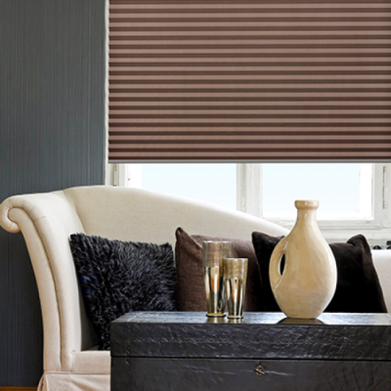 Up & Down Honeycombplisségardin - Mørklægning