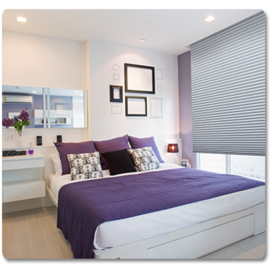 Plissegardiner mørklægning 20 mm Traditionel